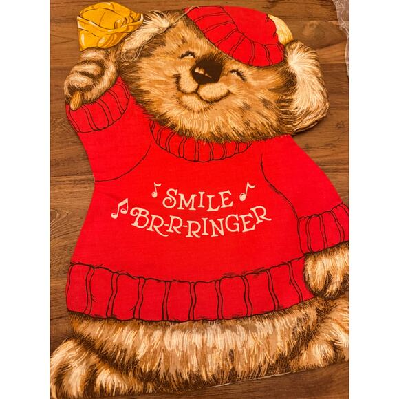 1982 SHIRT TALES CHRISTMAS SMILE BR-R-RINGER PILLOW PAL KOALA BEAR 17" - Picture 1 of 7